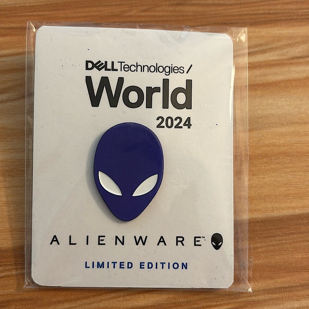 Limited edition, Alienware purple pin. 1 of 500 made.